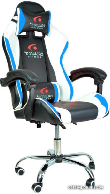 Купить кресло calviano ultimato (черный/белый/голубой) в интернет-магазине X-core.by
