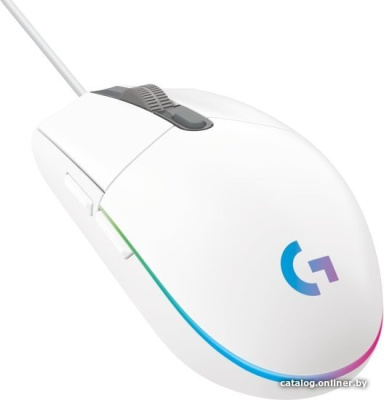 Купить игровая мышь logitech g102 lightsync (белый) в интернет-магазине X-core.by