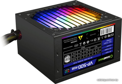 Блок питания GameMax VP-500-RGB  купить в интернет-магазине X-core.by