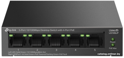 Купить неуправляемый коммутатор tp-link litewave ls105lp v1 в интернет-магазине X-core.by