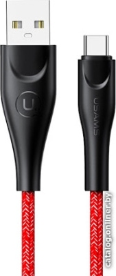 Купить кабель usams u41 type-c us-sj398 (красный) в интернет-магазине X-core.by