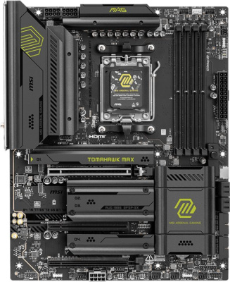 Материнская плата MSI MAG B850 Tomahawk Max WiFi  купить в интернет-магазине X-core.by