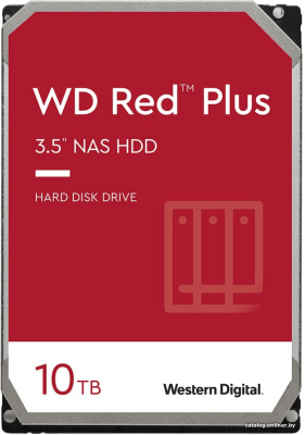 Жесткий диск WD Red Plus 10TB WD101EFBX купить в интернет-магазине X-core.by