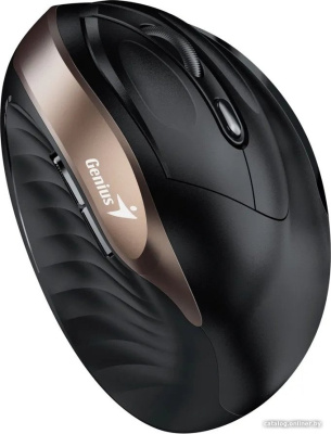 Купить вертикальная мышь genius ergo 8250s (черный/золотистый) в интернет-магазине X-core.by