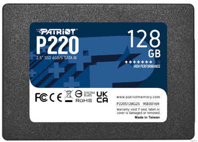 SSD Patriot P220 128GB P220S128G25  купить в интернет-магазине X-core.by