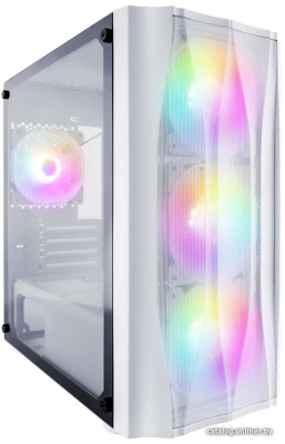 Корпус 1stPlayer Firebase X3-M-WH-4F1-W  купить в интернет-магазине X-core.by
