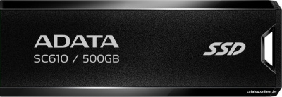 Купить внешний накопитель adata sc610 500gb sc610-500g-cbk/rd в интернет-магазине X-core.by