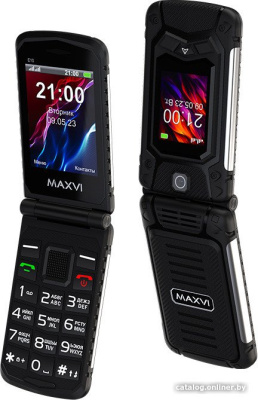 Купить кнопочный телефон maxvi e10 (черный) в интернет-магазине X-core.by