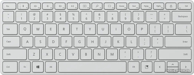 Купить клавиатура microsoft designer compact keyboard (белый) в интернет-магазине X-core.by