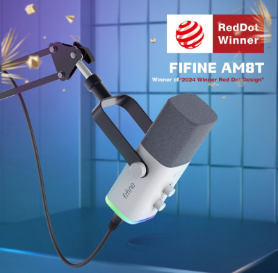 Купить проводной микрофон fifine am8t (белый) в интернет-магазине X-core.by