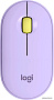 Мышь Logitech M350 Pebble (лавандовый)