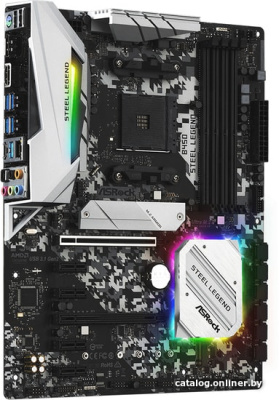 Материнская плата ASRock B450 Steel Legend  купить в интернет-магазине X-core.by