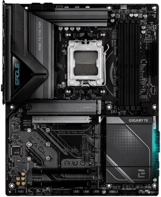 Материнская плата Gigabyte X870E Eagle WiFi7  купить в интернет-магазине X-core.by