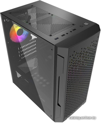Корпус Powercase Mistral Micro Z3B Mesh LED  купить в интернет-магазине X-core.by