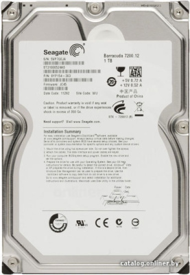 Жесткий диск Seagate Barracuda 7200.12 1 Тб (ST31000524AS) купить в интернет-магазине X-core.by
