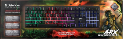 Купить клавиатура defender arx gk-196l ru в интернет-магазине X-core.by