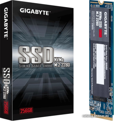 SSD Gigabyte NVMe 256GB GP-GSM2NE3256GNTD  купить в интернет-магазине X-core.by