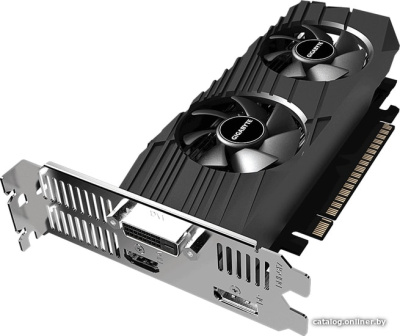 Видеокарта Gigabyte GeForce GTX 1650 OC Low Profile 4GB GDDR5 GV-N1650OC-4GL  купить в интернет-магазине X-core.by
