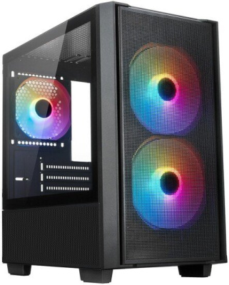Корпус XASTRA A400M 3FRGB (черный)  купить в интернет-магазине X-core.by