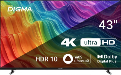 Купить телевизор digma dm-led43ubb33 в интернет-магазине X-core.by