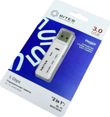 Купить карт-ридер 5bites re3-200wh в интернет-магазине X-core.by
