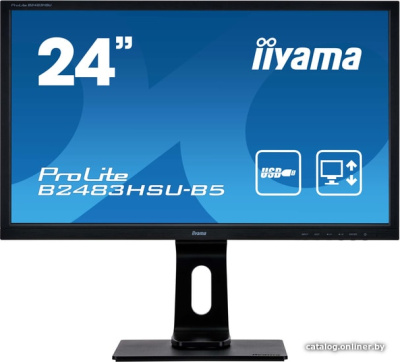 Купить монитор iiyama prolite b2483hsu-b5 в интернет-магазине X-core.by