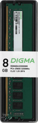 Оперативная память Digma 8ГБ DDR4 3200 МГц DGMAD43200008D  купить в интернет-магазине X-core.by