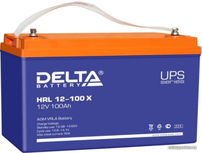Купить аккумулятор для ибп delta hrl 12-100 x (12в/100 а·ч) в интернет-магазине X-core.by