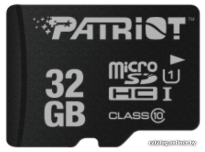 Купить карта памяти patriot microsdhc lx series psf32gmdc10 32gb в интернет-магазине X-core.by
