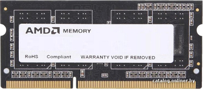 Оперативная память AMD 4GB DDR3 SO-DIMM PC3-12800 (R534G1601S1SL-UO)  купить в интернет-магазине X-core.by