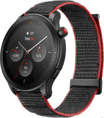 Купить умные часы amazfit gtr 4 (черный, с черным нейлоновым ремешком) в интернет-магазине X-core.by