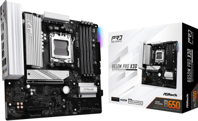 Материнская плата ASRock B650M Pro X3D  купить в интернет-магазине X-core.by