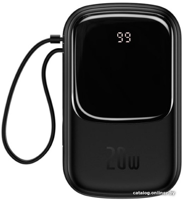 Купить внешний аккумулятор baseus qpow pro digital display fast charge 10000mah 20w (черный) в интернет-магазине X-core.by