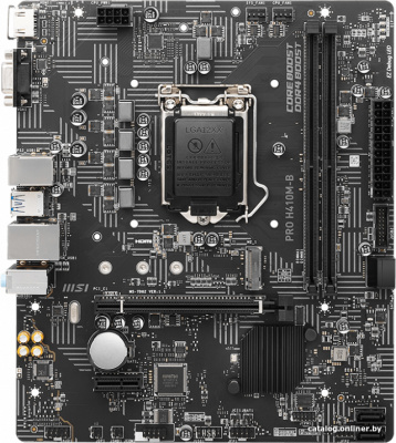Материнская плата MSI PRO H410M-B  купить в интернет-магазине X-core.by