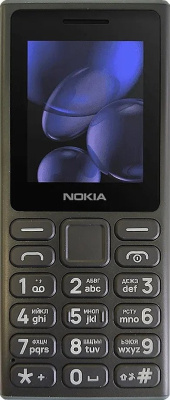 Купить кнопочный телефон nokia 108 (2024) dual sim ta-1627 (черный) в интернет-магазине X-core.by