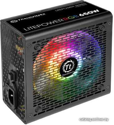 Блок питания Thermaltake Litepower RGB 650W LTP-650AL2NK  купить в интернет-магазине X-core.by
