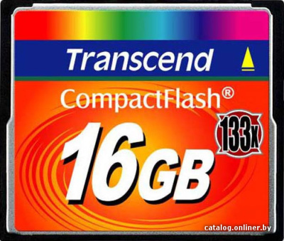 Купить карта памяти transcend 133x compactflash 16 гб (ts16gcf133) в интернет-магазине X-core.by