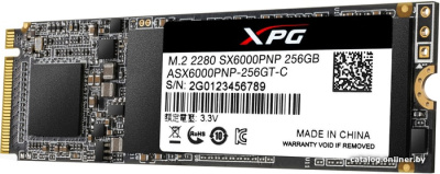 SSD A-Data XPG SX6000 Pro 256GB ASX6000PNP-256GT-C  купить в интернет-магазине X-core.by