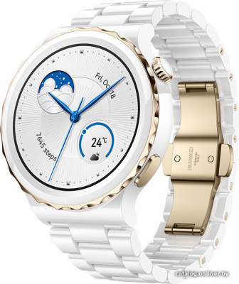 Купить умные часы huawei watch gt 3 pro ceramic 43 мм азиатская версия (белый/керамика) в интернет-магазине X-core.by