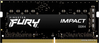 Оперативная память Kingston FURY Impact 8GB DDR4 SODIMM PC4-25600 KF432S20IB/8  купить в интернет-магазине X-core.by