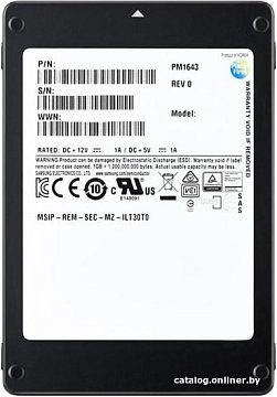 SSD Samsung PM1643a 3.84TB MZILT3T8HBLS-00007