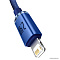 Купить кабель baseus crystal shine usb type-a - lightning (2 м, синий) в интернет-магазине X-core.by