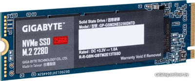 SSD Gigabyte NVMe 256GB GP-GSM2NE3256GNTD  купить в интернет-магазине X-core.by