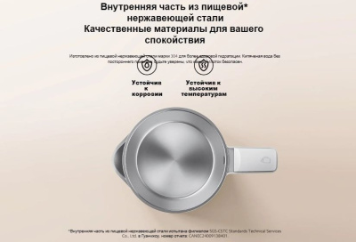 Электрический чайник Xiaomi Electric Kettle 2 Lite MJDSH06-A (евровилка)