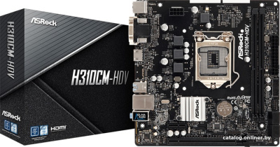 Материнская плата ASRock H310CM-HDV  купить в интернет-магазине X-core.by