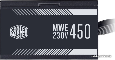 Блок питания Cooler Master MWE 450 White 230V V2 MPE-4501-ACABW-EU  купить в интернет-магазине X-core.by