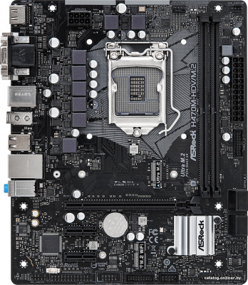 Материнская плата ASRock H470M-HDV/M.2  купить в интернет-магазине X-core.by