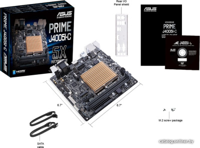 Материнская плата ASUS Prime J4005I-C  купить в интернет-магазине X-core.by