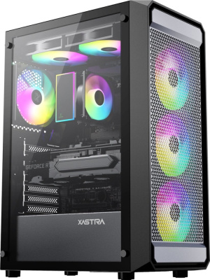 Корпус XASTRA A403 4ARGB (черный)  купить в интернет-магазине X-core.by
