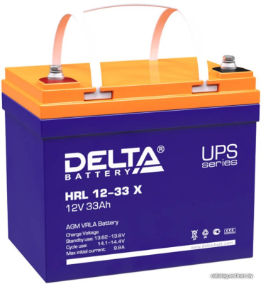 Купить аккумулятор для ибп delta hrl 12-33 x (12в/33 а·ч) в интернет-магазине X-core.by